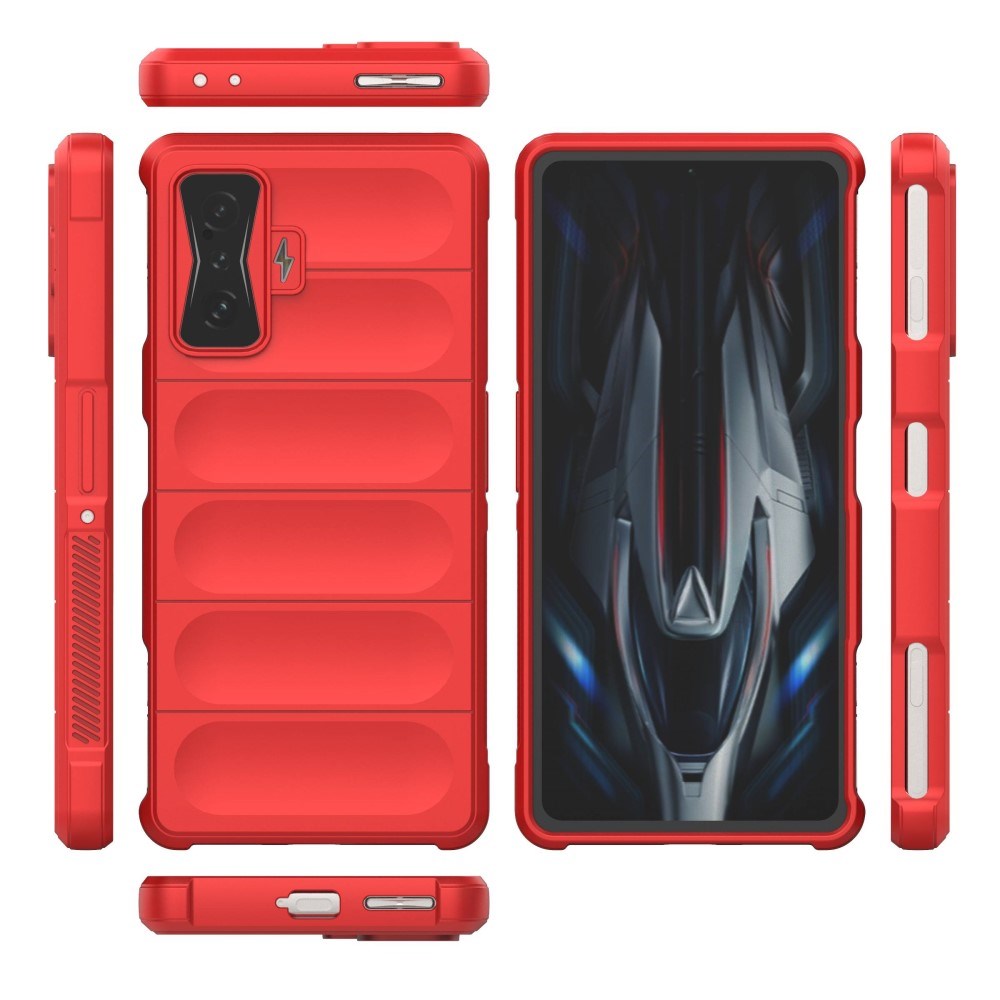 Xiaomi Poco F4 GT Fleksibelt Plastik Mobil Cover - Rød