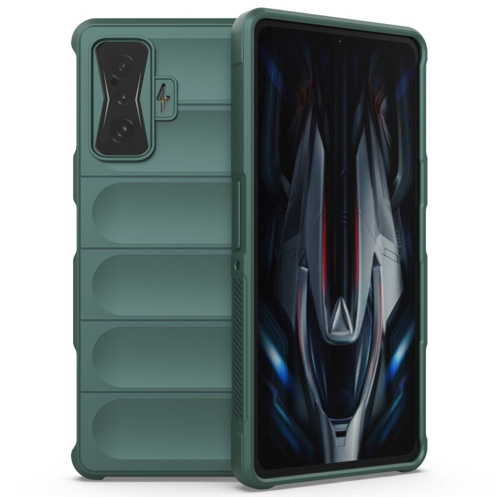 Xiaomi Poco F4 GT Fleksibelt Plastik Mobil Cover - Grøn