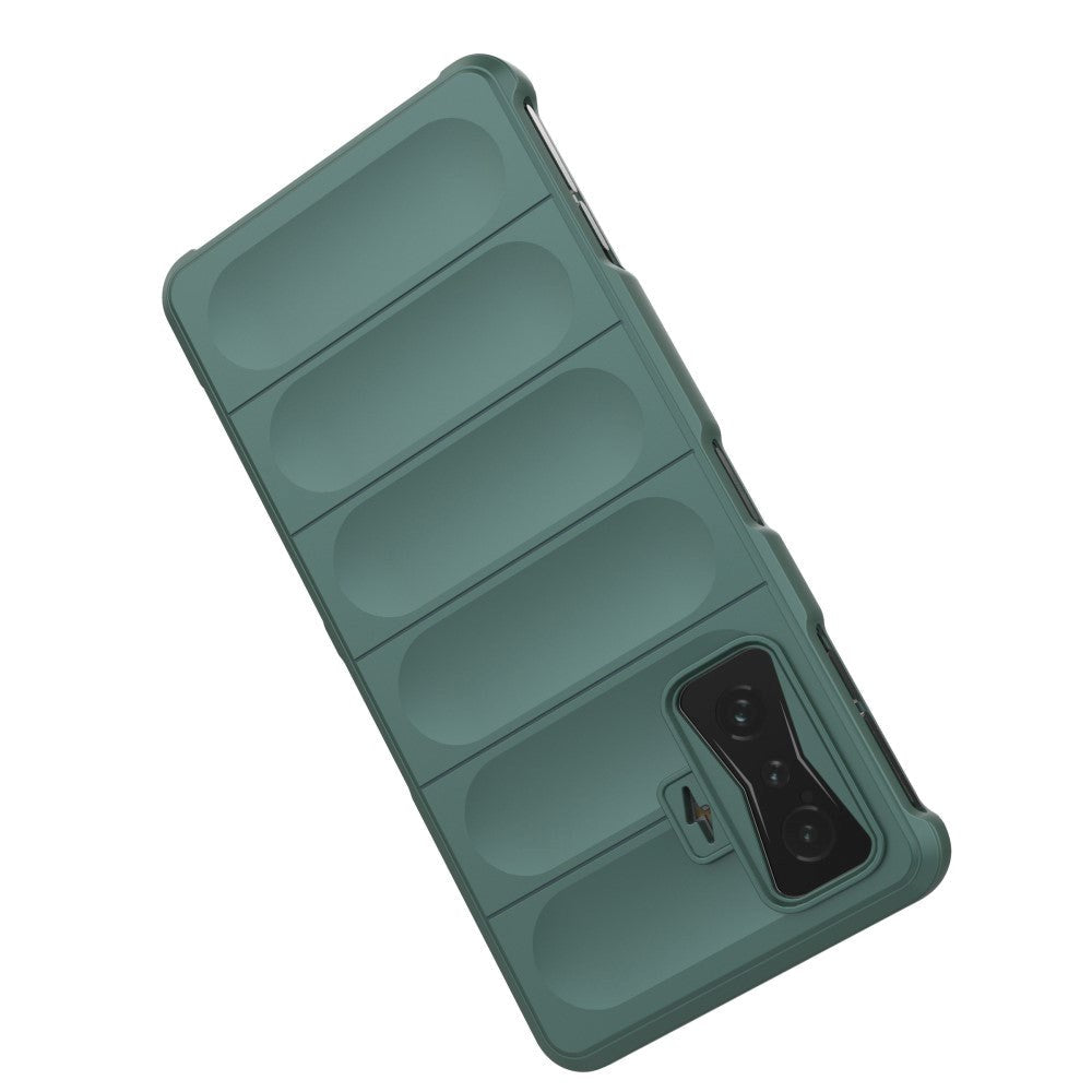Xiaomi Poco F4 GT Fleksibelt Plastik Mobil Cover - Grøn