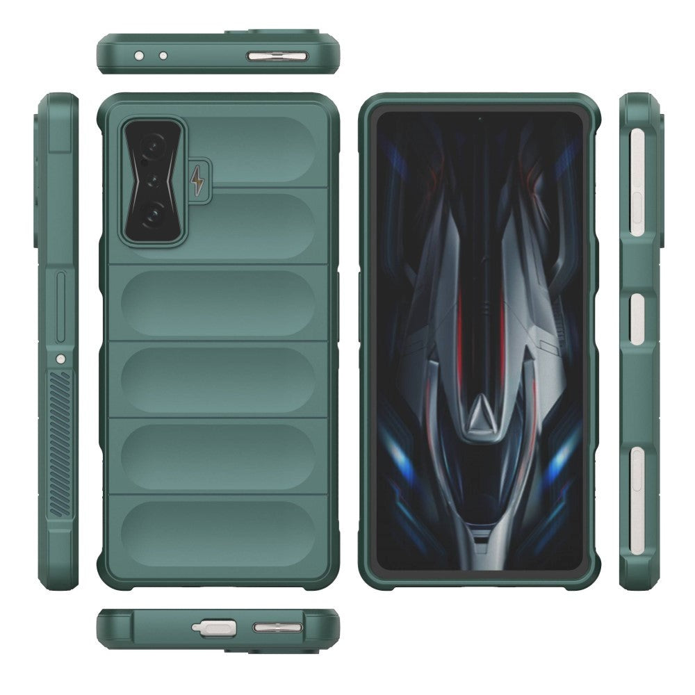 Xiaomi Poco F4 GT Fleksibelt Plastik Mobil Cover - Grøn
