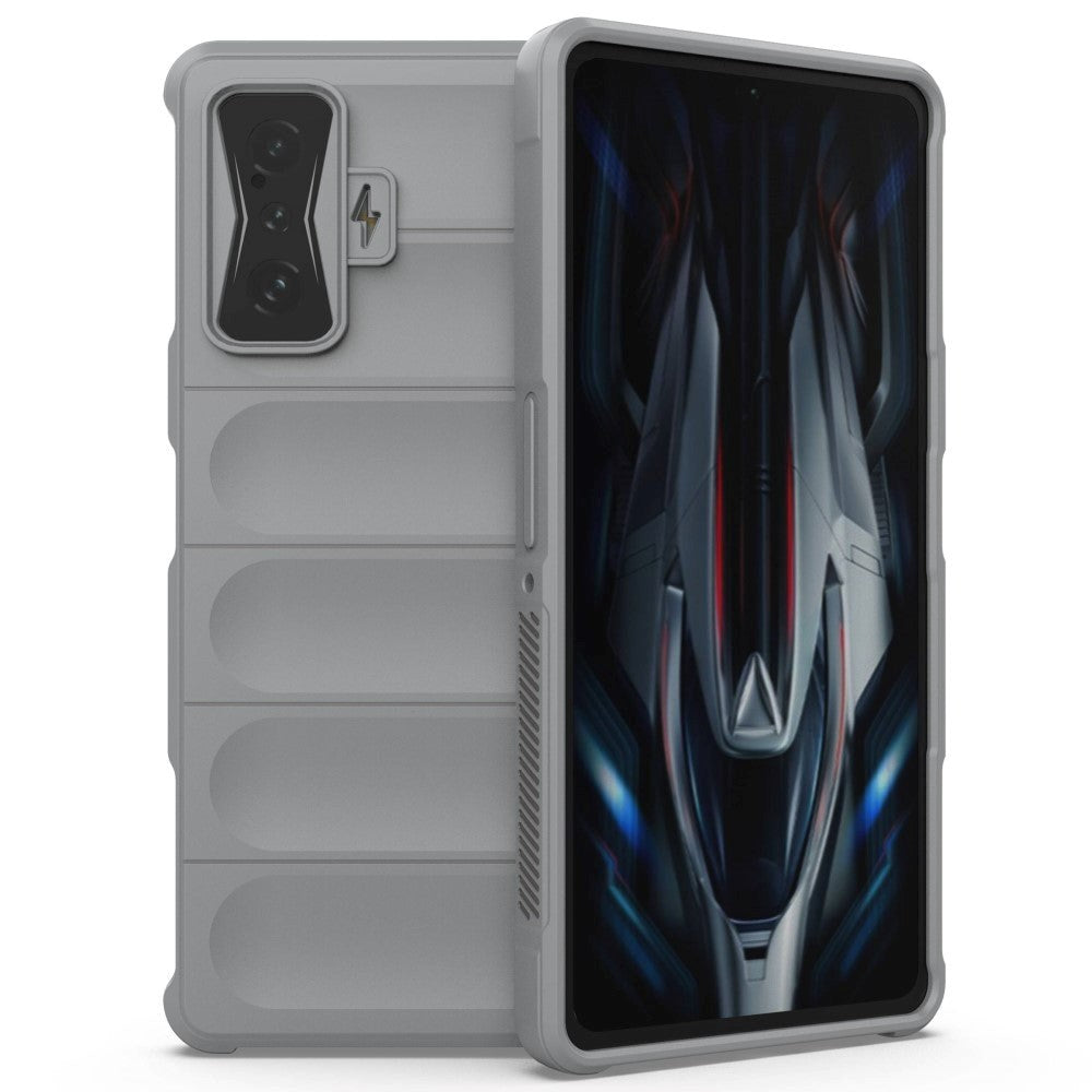 Xiaomi Poco F4 GT Fleksibelt Plastik Mobil Cover - Lysegrå