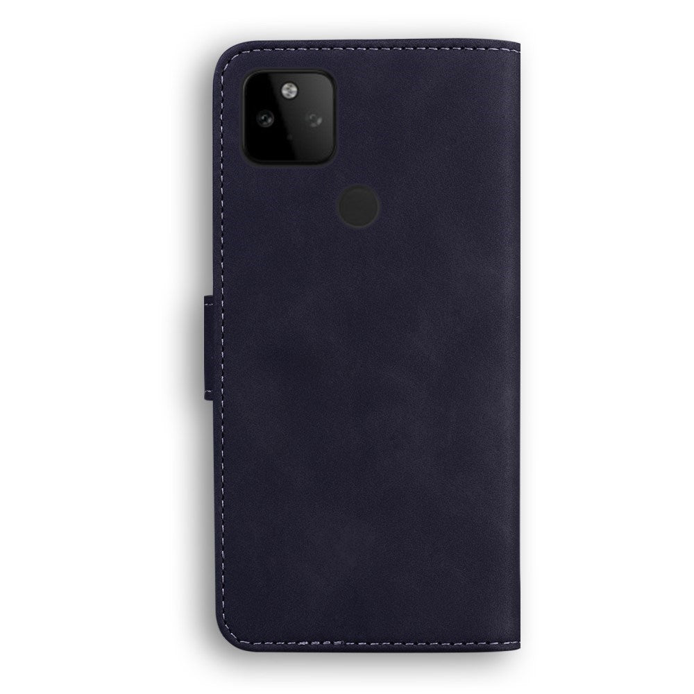 EIDERWOOD Google Pixel 5a Kunstlæder Mobil Cover m. Pung - Sort