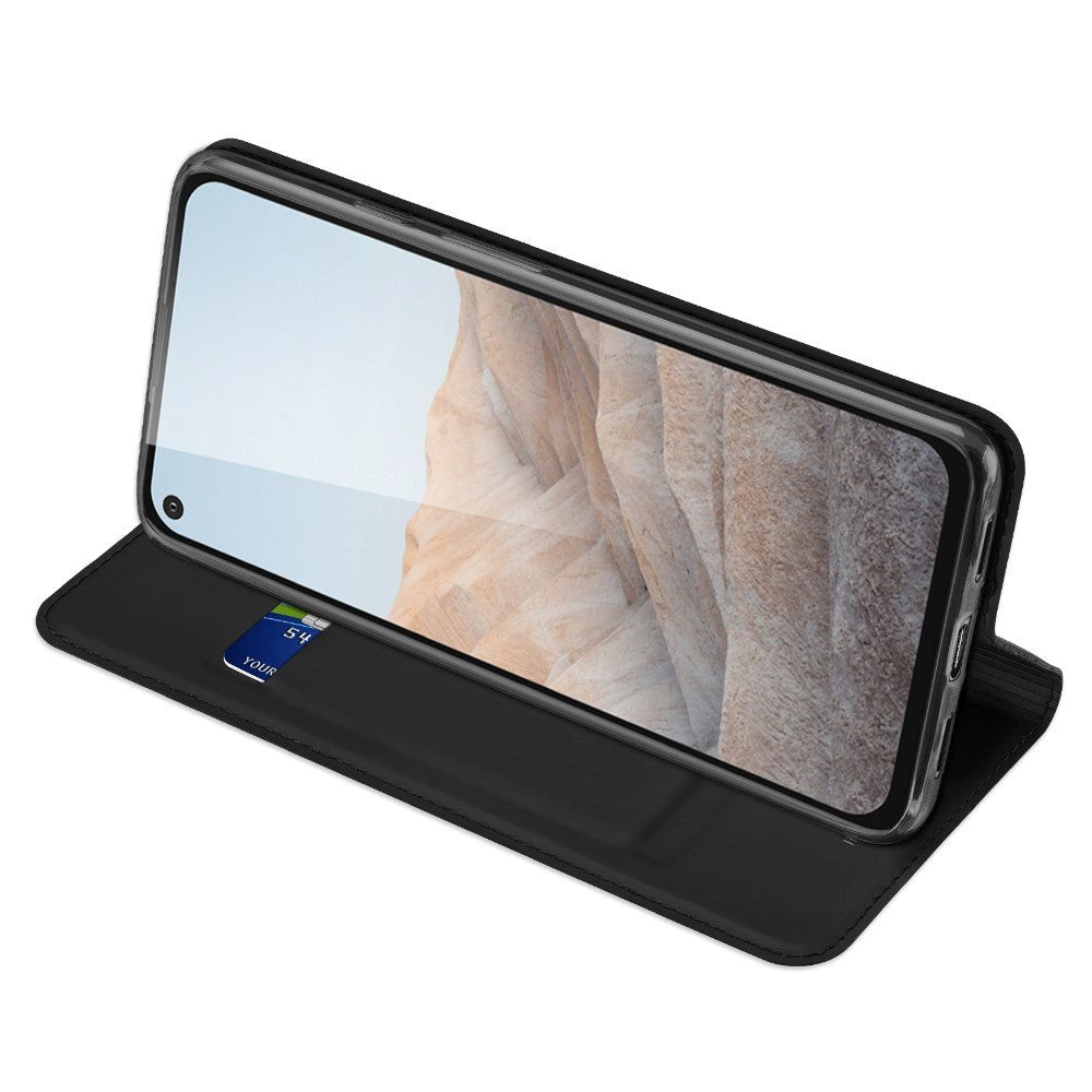 DUX DUCIS Skin Pro Series Google Pixel 5a (5G) - Læder Flip Cover m. pung - Sort