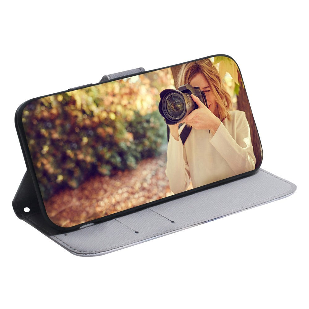 Google Pixel 6 Læder Mobil Cover m. Pung & Print - Hund