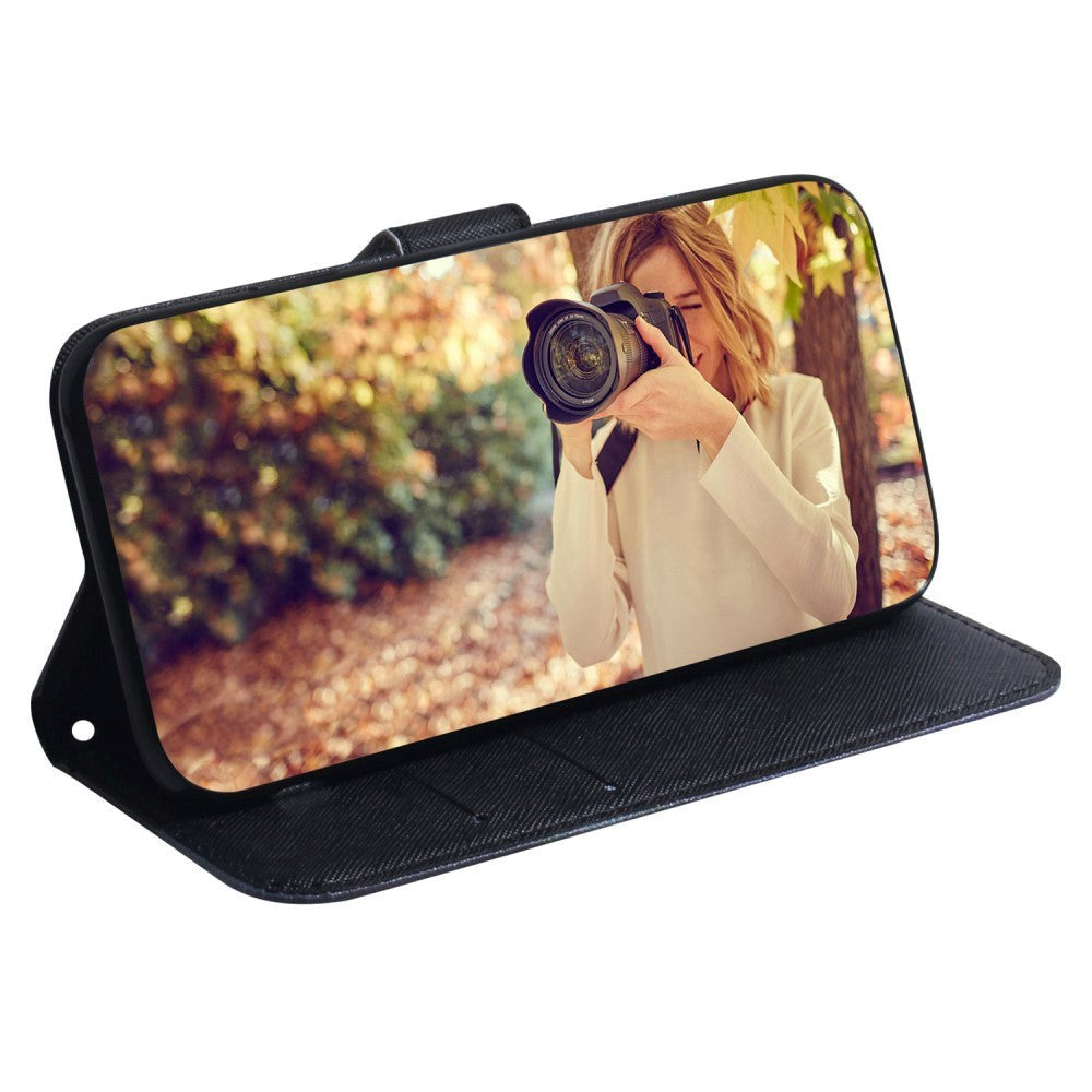 Google Pixel 6 Pro Læder Mobil Cover m. Pung & Print - "Don't Touch My Phone"