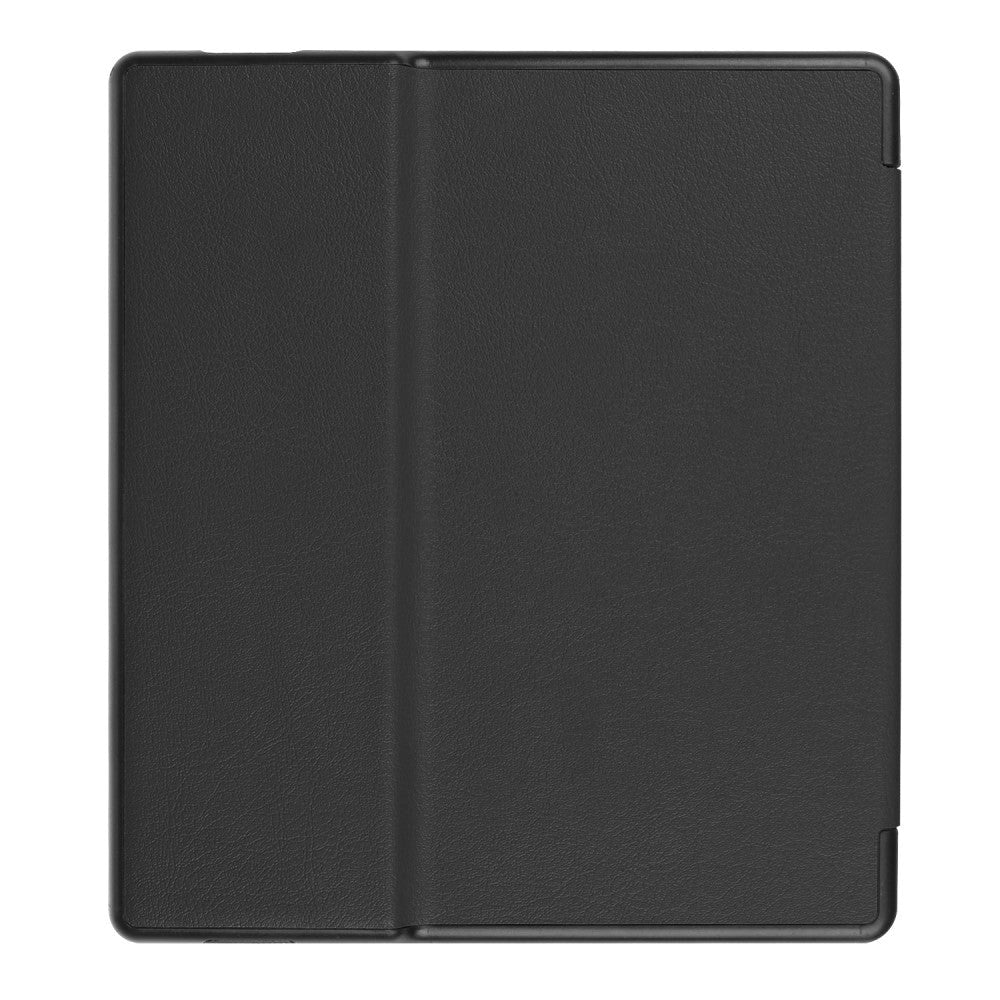 Amazon Kindle Oasis 3 10th Generation (2019) Læder Kindle Cover m. Vågeblus Funktion - Sort
