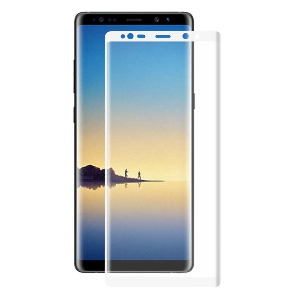 Samsung Galaxy Note 8 HAT PRINCE Hærdet Glas Skærmbeskyttelse (full-size) - Hvid