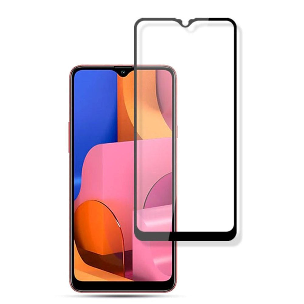 Mocolo Samsung Galaxy A20s Full-Fit Skærmbeskyttelse - Sort