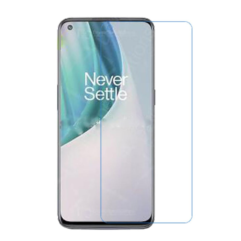 OnePlus Nord N10 5G Hærdet Glas Case Friendly Skærmbeskyttelse - Gennemsigtig