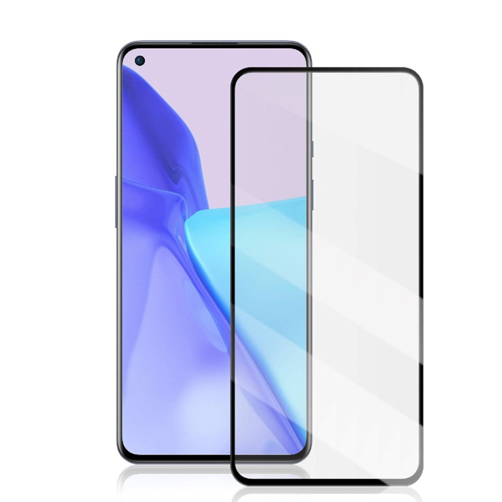 OnePlus 9 MOCOLO Hærdet Glas m. Sort Ramme - Full Fit
