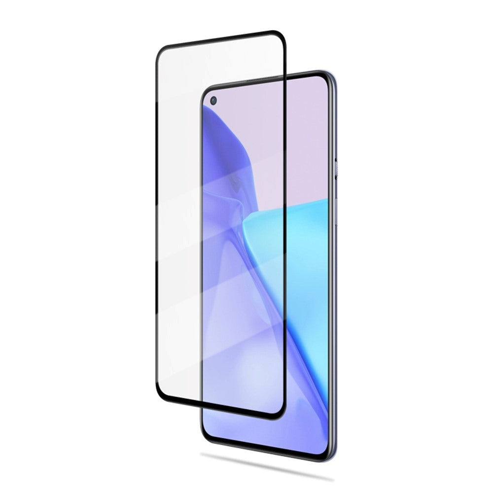 OnePlus 9 MOCOLO Hærdet Glas m. Sort Ramme - Full Fit