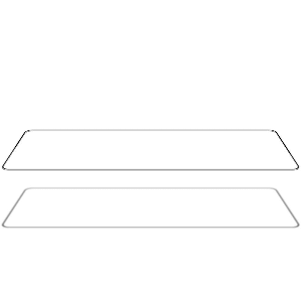 Samsung Galaxy Z Fold3 (5G) - Hærdet Skærmbeskyttelsesglas - Full Fit - Gennemsigtig / Sort