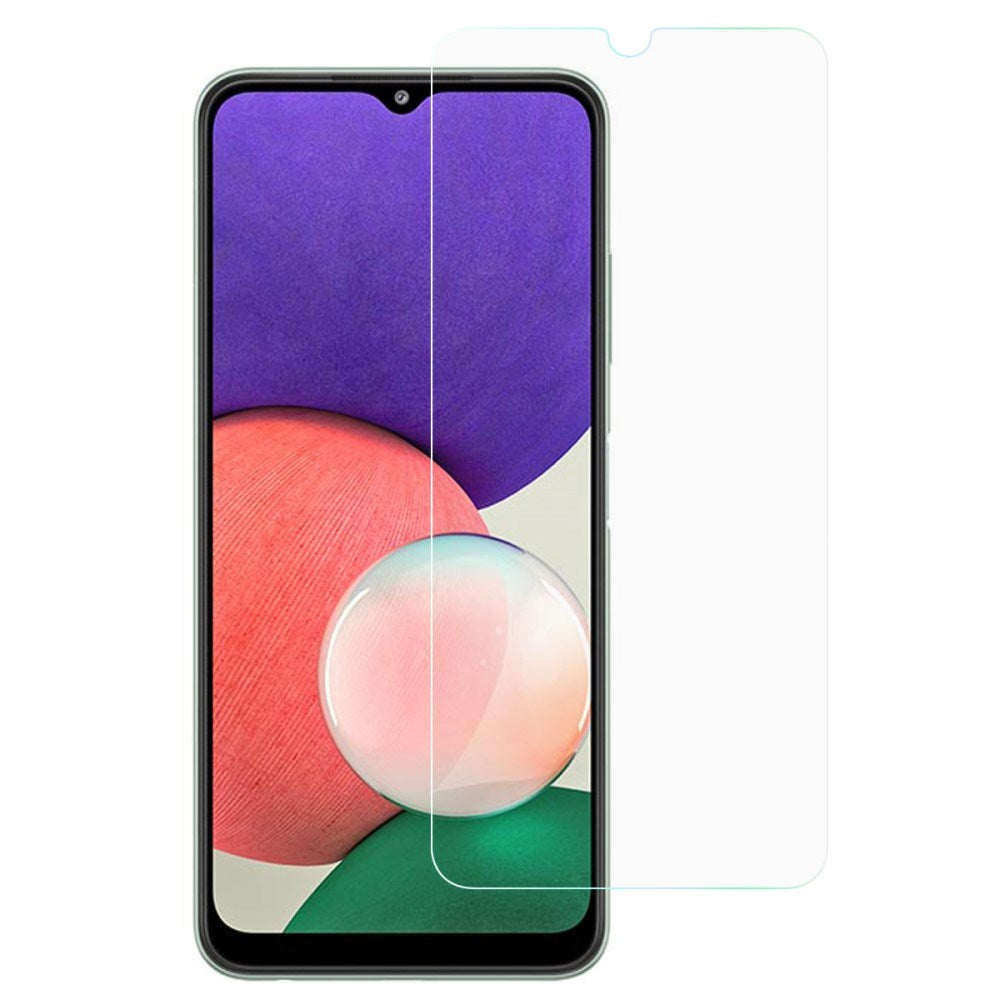 Samsung Galaxy A22 (5G) - Full Fit - Beskyttelsesglas - Gennemsigtig