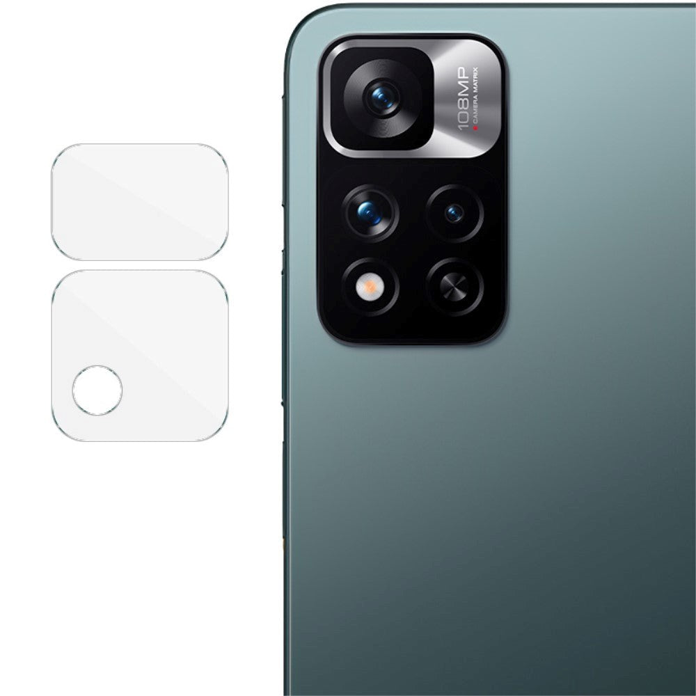 IMAK Xiaomi Redmi Note 11 Pro+ (Plus) Kameralinse Beskyttelsesglas - Gennemsigtig