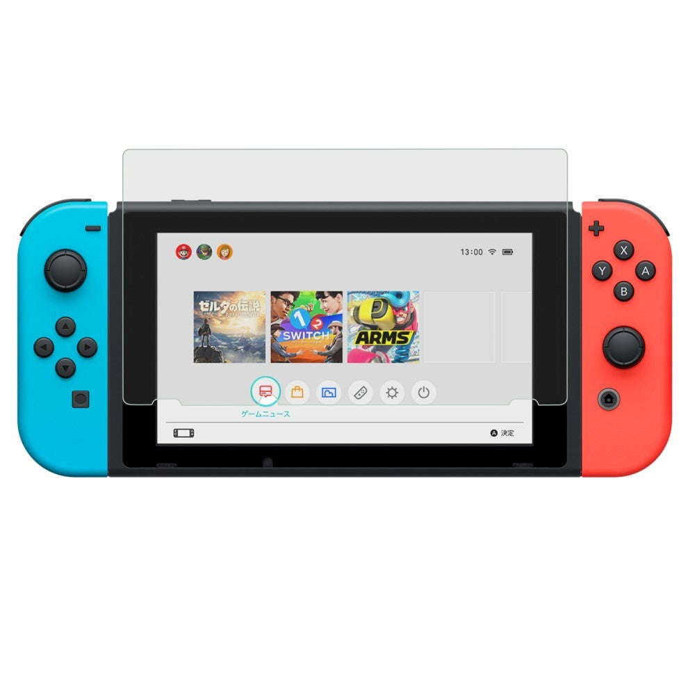 Nintendo Switch Beskyttelsesglas - Skærmbeskyttelse - Gennemsigtig
