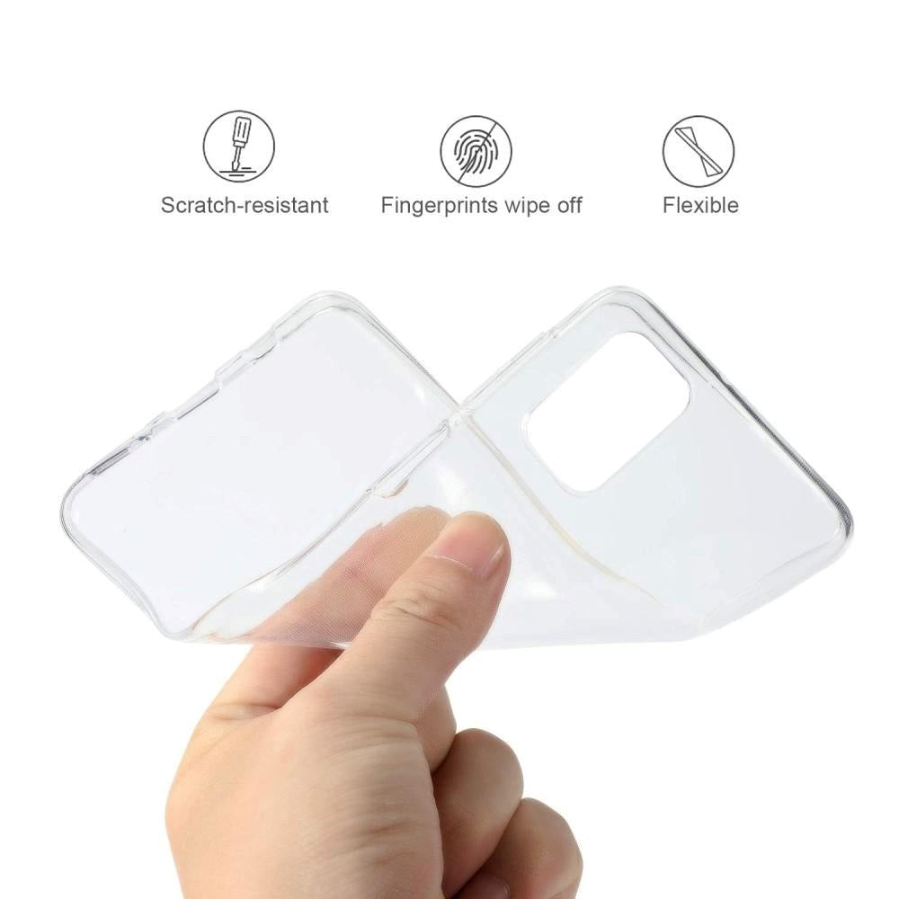 OnePlus 8 Pro Fleksibelt Plastik Bagside Cover - Gennemsigtig