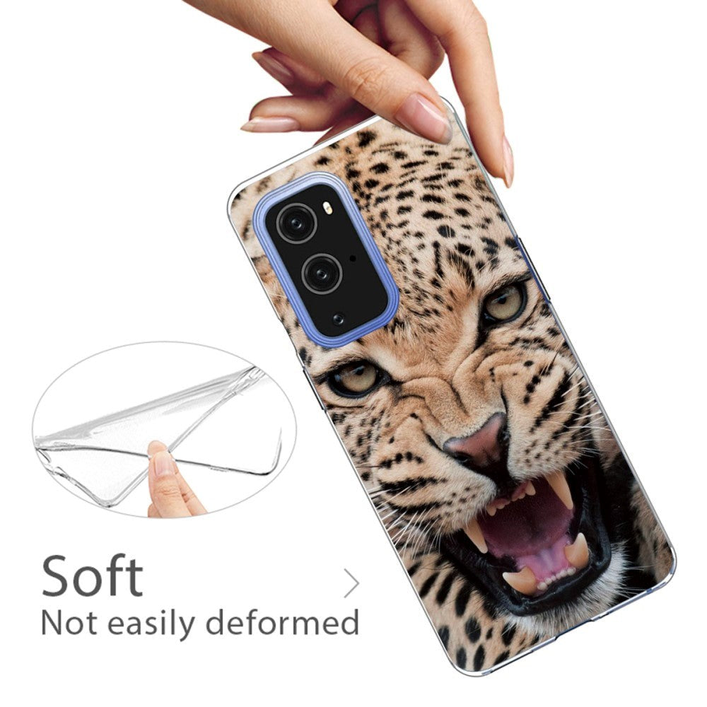 OnePlus 9 Pro Fleksibel Plastik Cover - Leopard