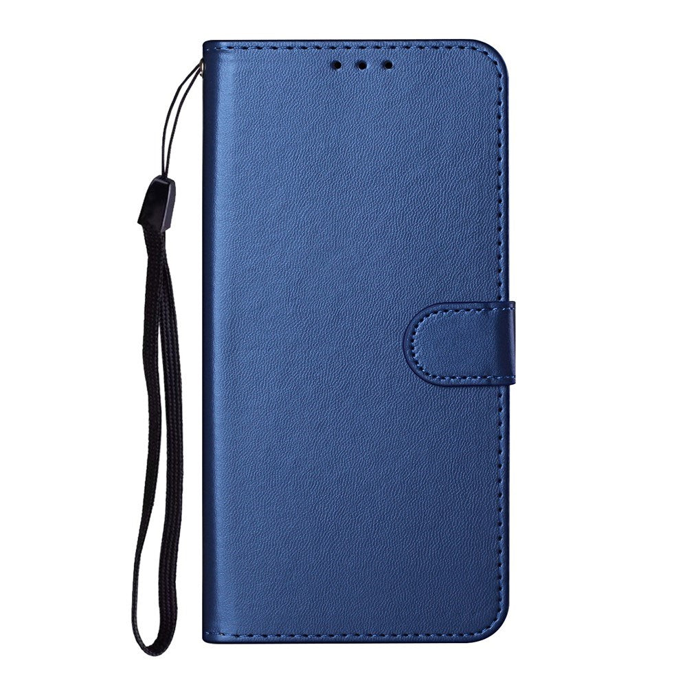 EIDERWOOD OnePlus 8T Kunstlæder Flip Cover m. Strop & Pung - Blå