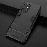 Oneplus 9 Hybrid Håndværker Bagside Mobil Cover m. Kickstand - Sort