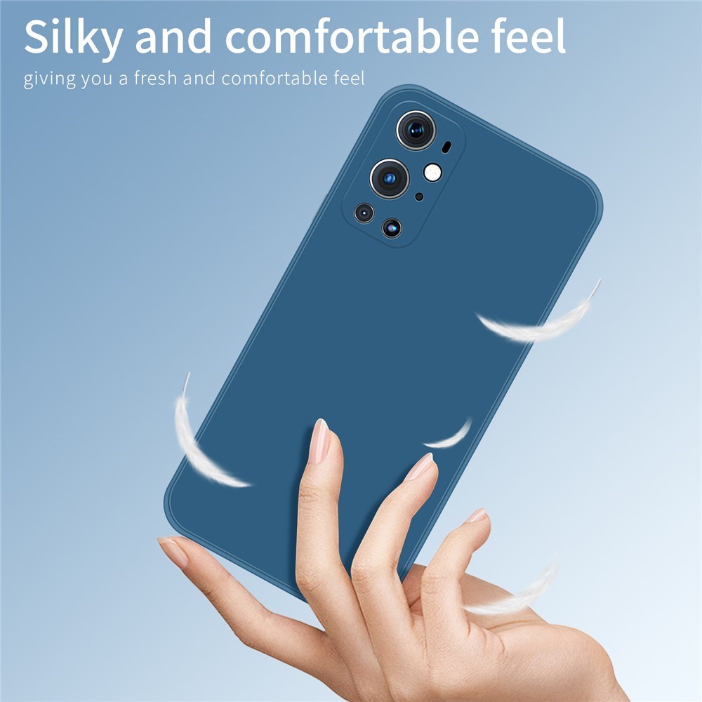 Pinwuyo OnePlus 9 Pro Silikone Mobil Cover - Blå