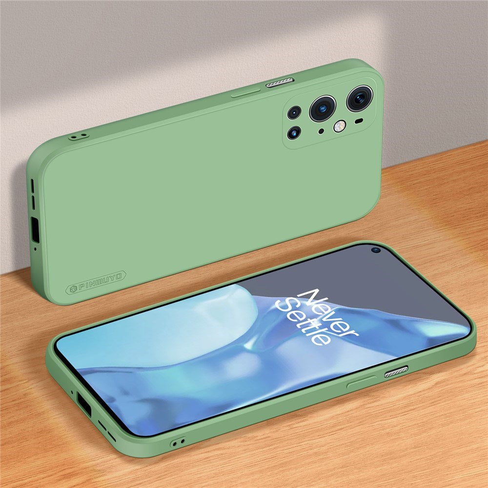 Pinwuyo OnePlus 9 Pro Silikone Mobil Cover - Grøn