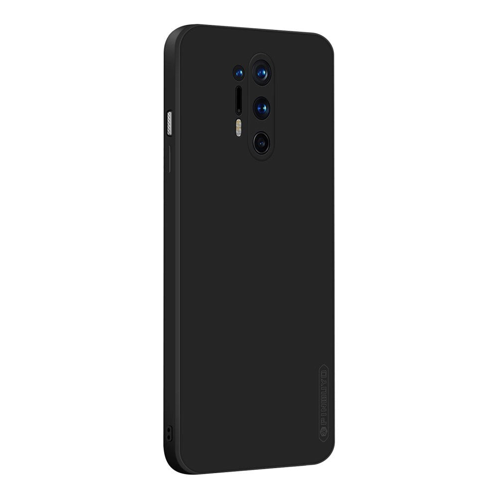 Pinwuyo OnePlus 8 Pro Silikone Bagside Cover - Sort