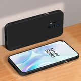 Pinwuyo OnePlus 8 Pro Silikone Bagside Cover - Sort