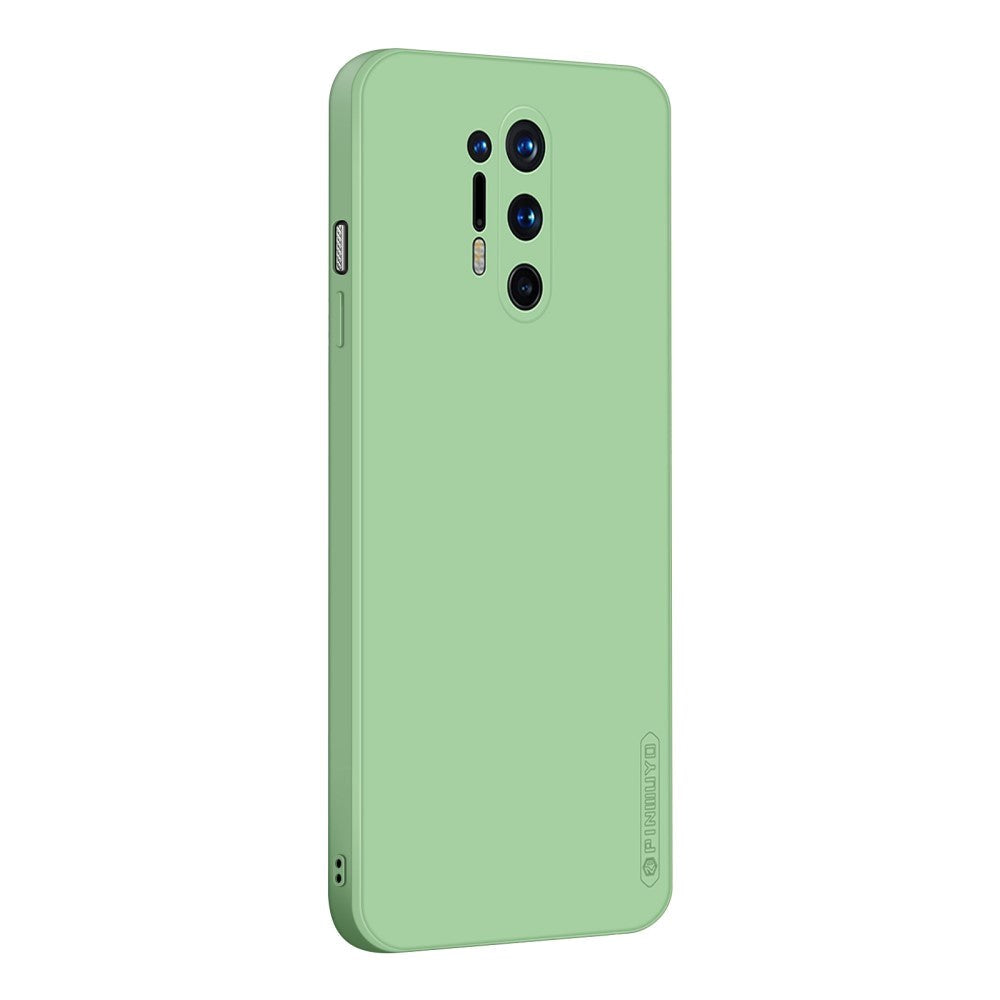 Pinwuyo OnePlus 8 Pro Silikone Bagside Cover - Grøn