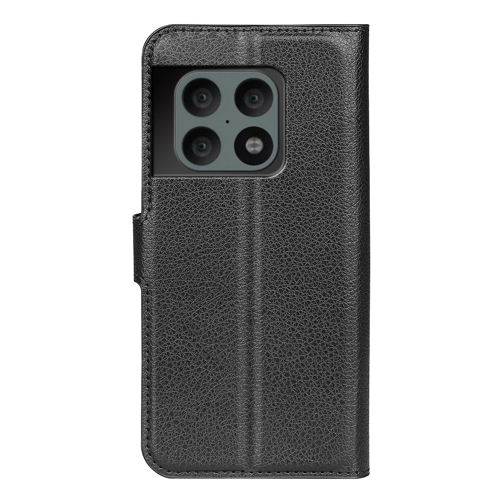 EIDERWOOD - OnePlus 10 Pro - Kunstlæder Flip Cover m. Kortholder & Ståfunktion - Sort