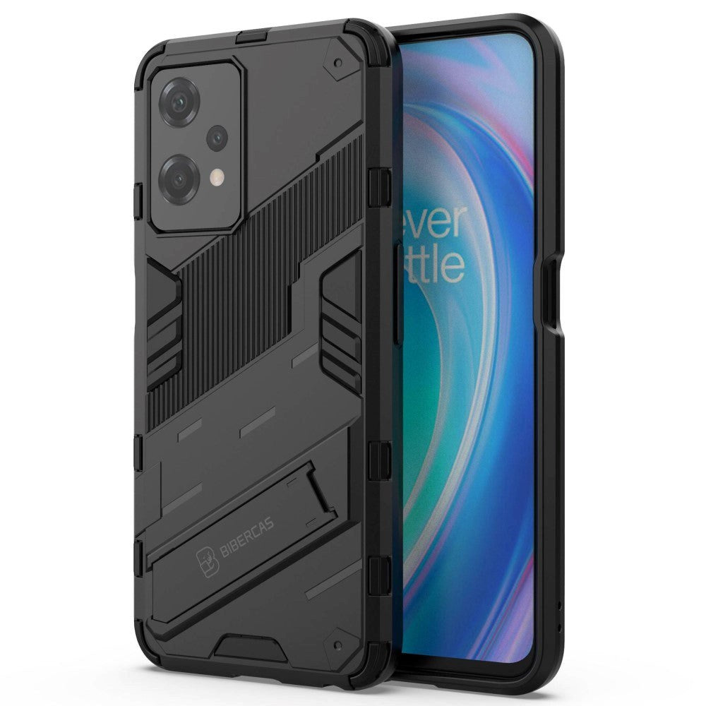OnePlus Nord CE 2 Lite (5G) Hybrid Håndværker Mobil Cover m. Kickstand - Sort