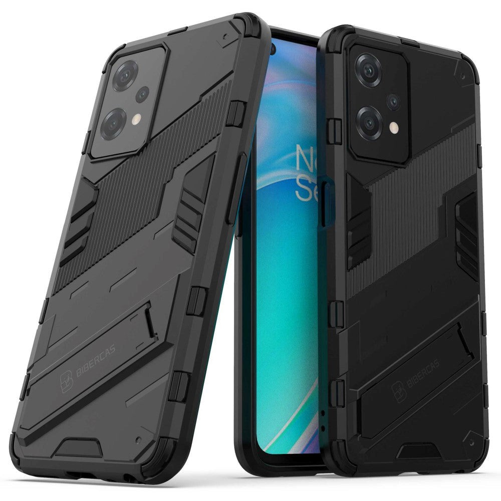 OnePlus Nord CE 2 Lite (5G) Hybrid Håndværker Mobil Cover m. Kickstand - Sort