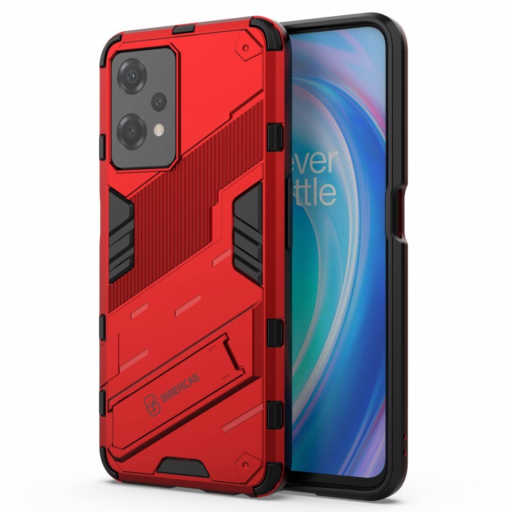 OnePlus Nord CE 2 Lite (5G) Hybrid Håndværker Mobil Cover m. Kickstand - Rød