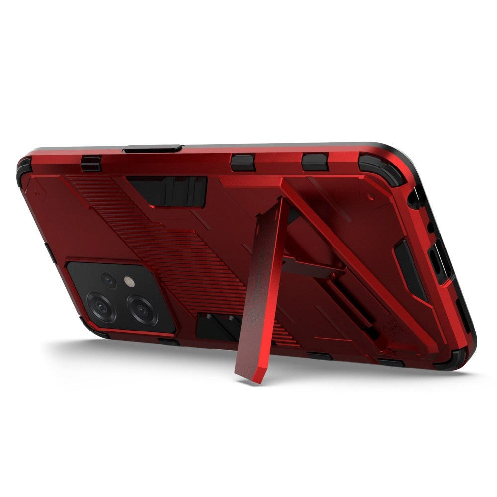 OnePlus Nord CE 2 Lite (5G) Hybrid Håndværker Mobil Cover m. Kickstand - Rød