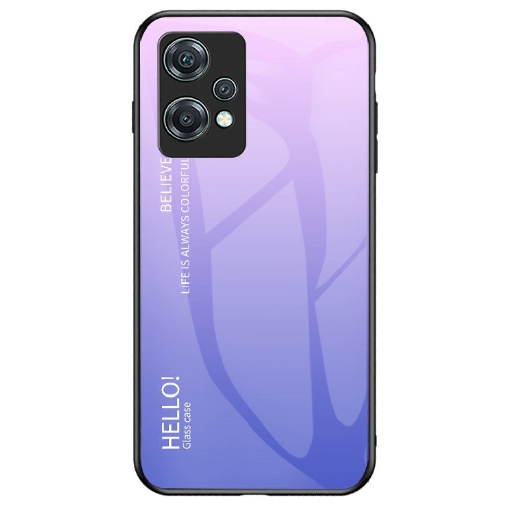OnePlus Nord CE 2 Lite (5G) Bagside Cover m. Glas Bagside - Hello - Lilla