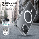 ESR iPhone 15 Plus Classic Hybrid Halolock Bagside Cover - MagSafe Kompatibel - Gennemsigtig