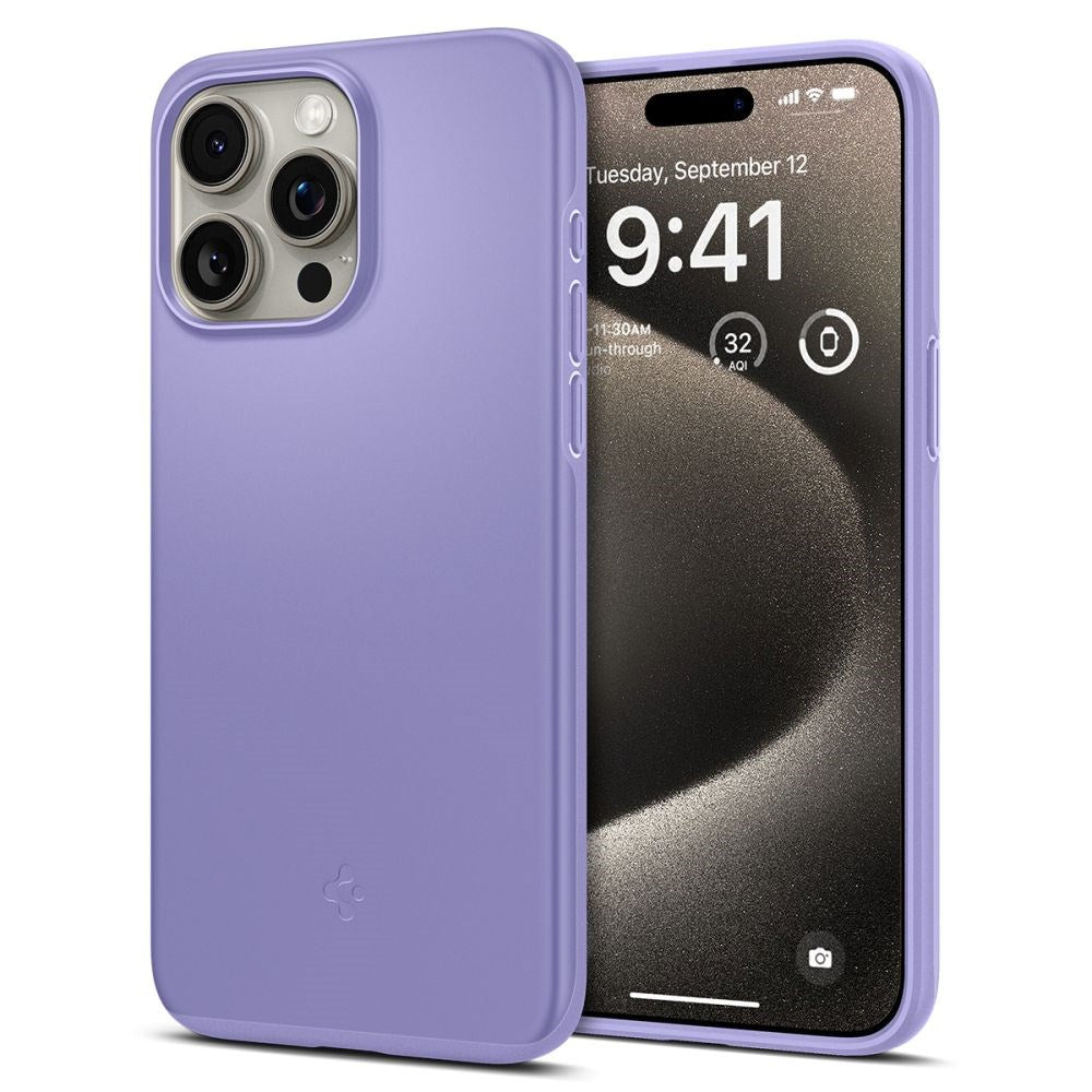 Spigen iPhone 15 Pro Thin Fit Case - Iris Purple