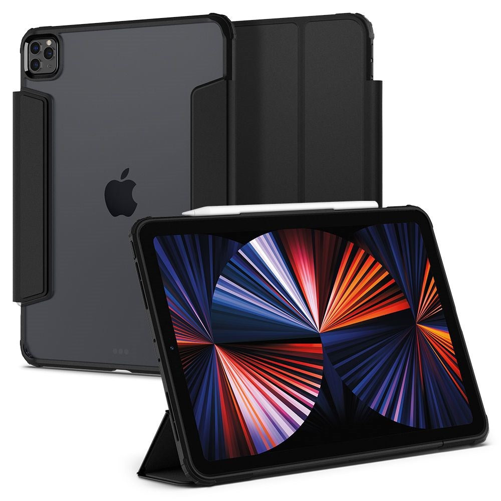 iPad Pro 11" (2021 / 2020 / 2018) Spigen Ultra Hybrid Pro Flip Cover - Sort