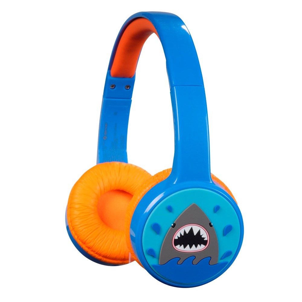 Denver Trådløse On-Ear Headset til Børn m. Lydbegrænsning - Blå / Orange
