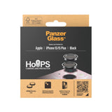 PanzerGlass iPhone 15 / 15 Plus Hoops - Kamerabeskyttelse - Gennemsigtig / Sort