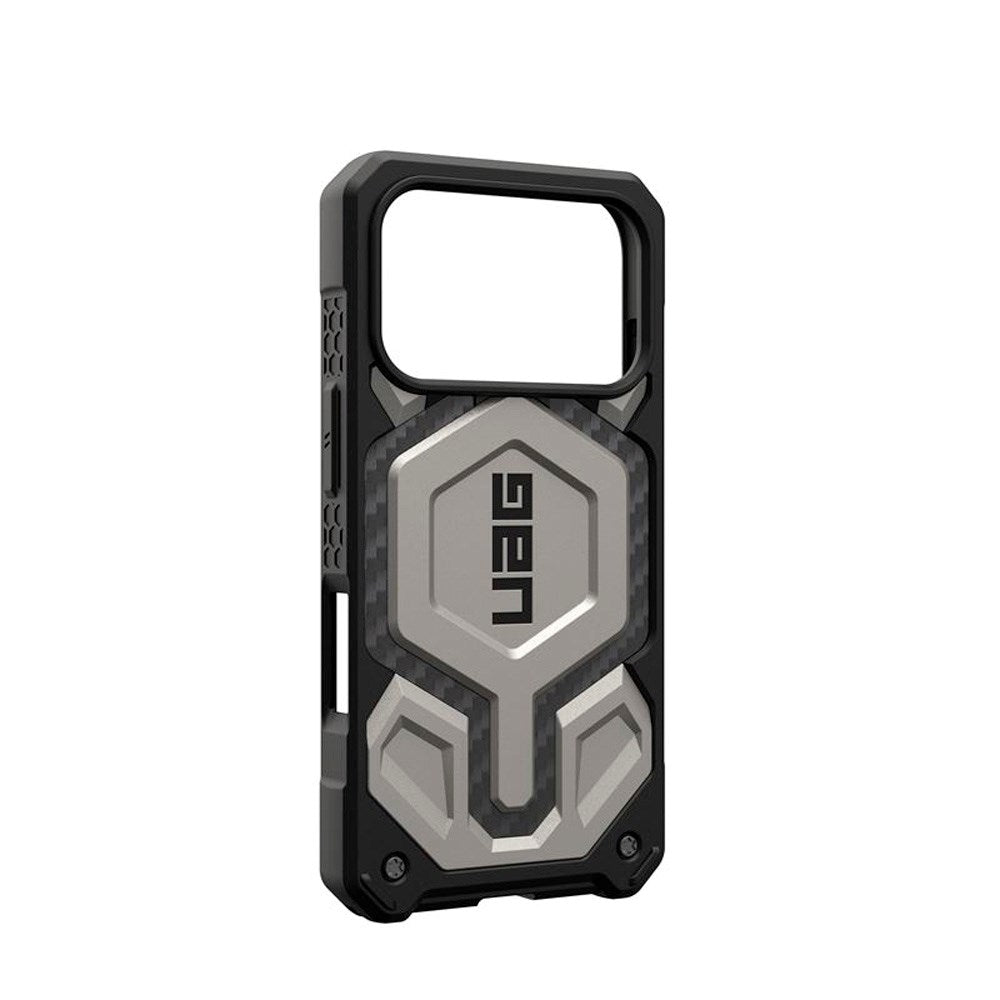 UAG Monarch Pro Cover - iPhone 17 Pro - MagSafe Kompatibel - Titanium