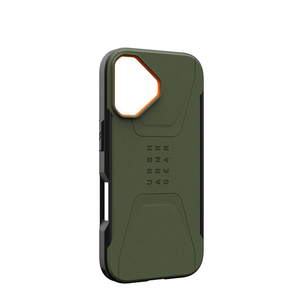 UAG iPhone 17 Civilian Case - MagSafe Kompatibel - Grøn / Orange