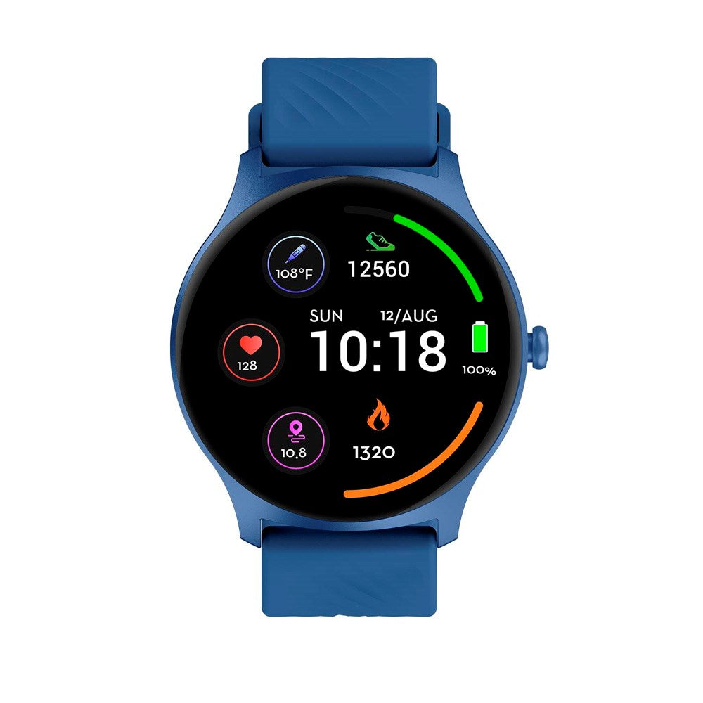 Denver SWC-387 Bluetooth Smartwatch med Indbygget Sundhed- & Træningstracker - Blå