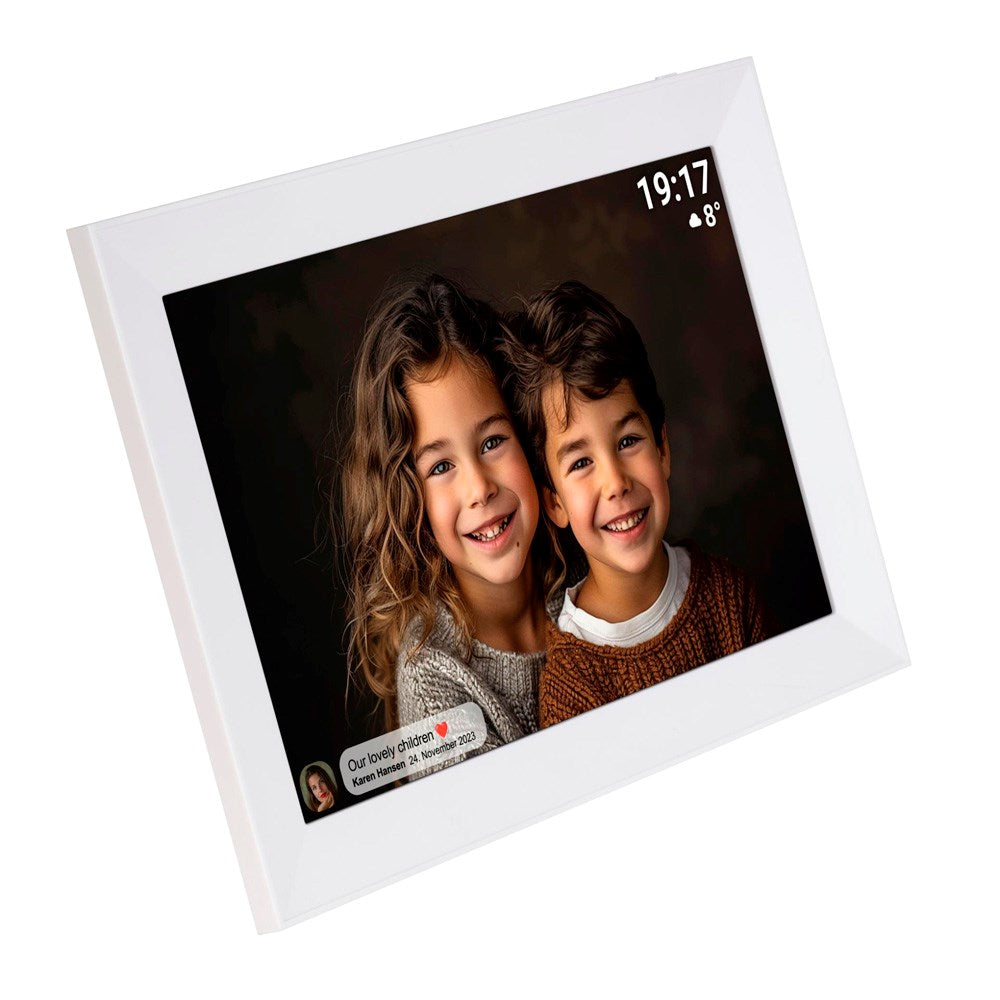 Denver Digital Fotoramme - Frameo Fotosoftware - 10.1" / 16GB - Hvid