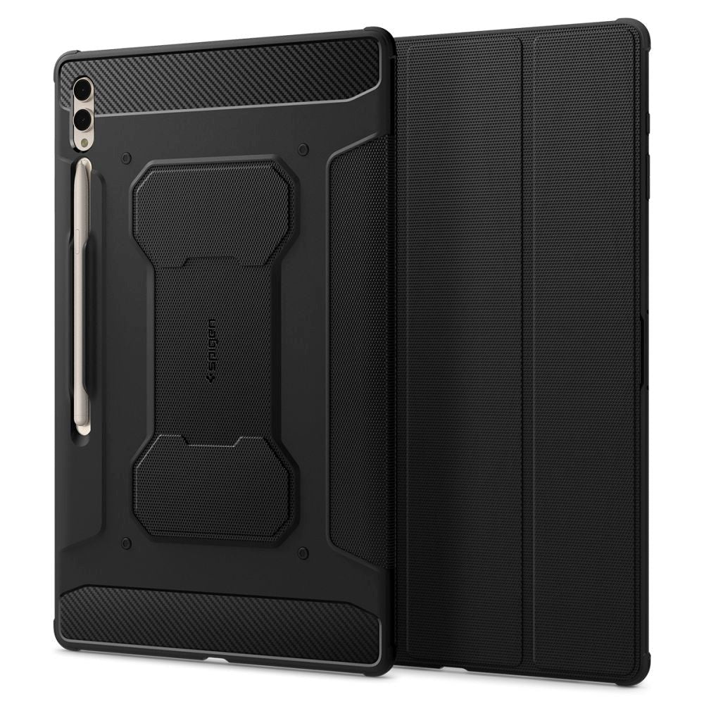 Spigen Samsung Galaxy Tab S10 Ultra / S9 Ultra / S8 Ultra Rugged Armor Pro Cover - Sort