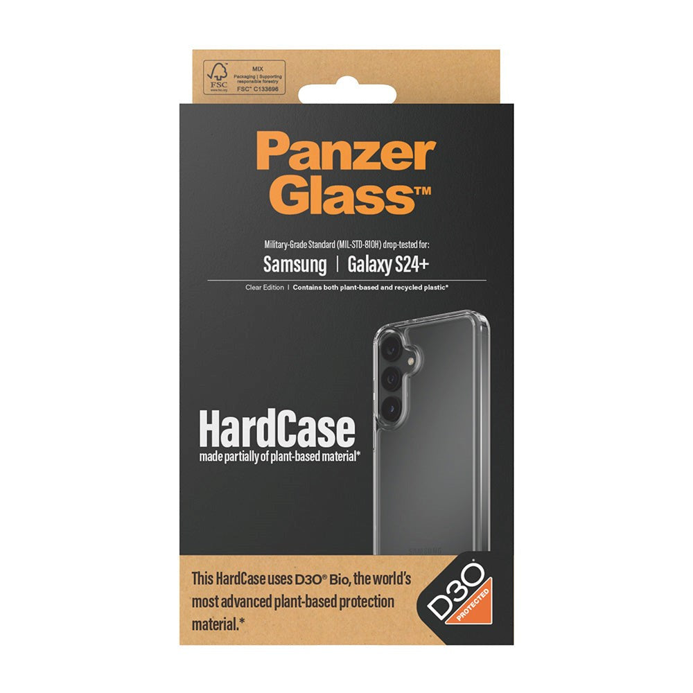 PanzerGlass Samsung Galaxy S24+ (Plus) Bagside Cover D3O Bio HardCase - Gennemsigtig
