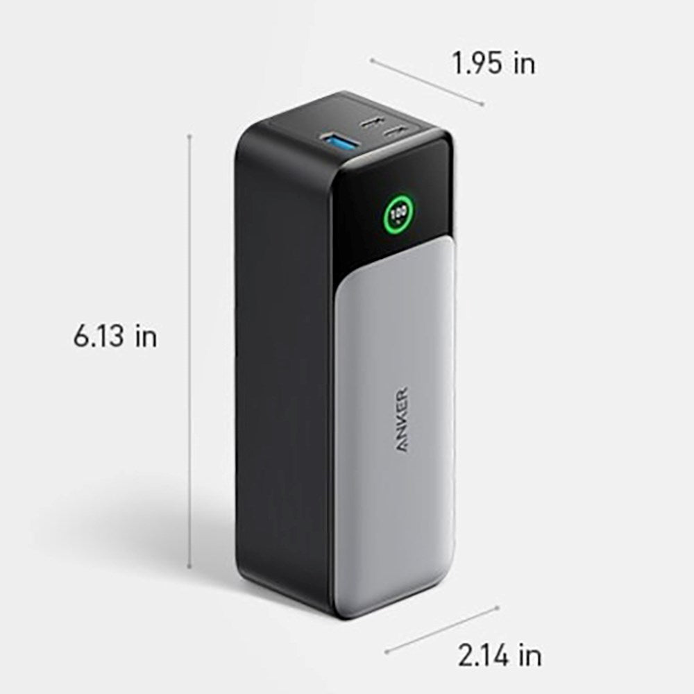 Anker 737 GaN Gen.2 Powerbank 24.000 mAh 18W - Sort