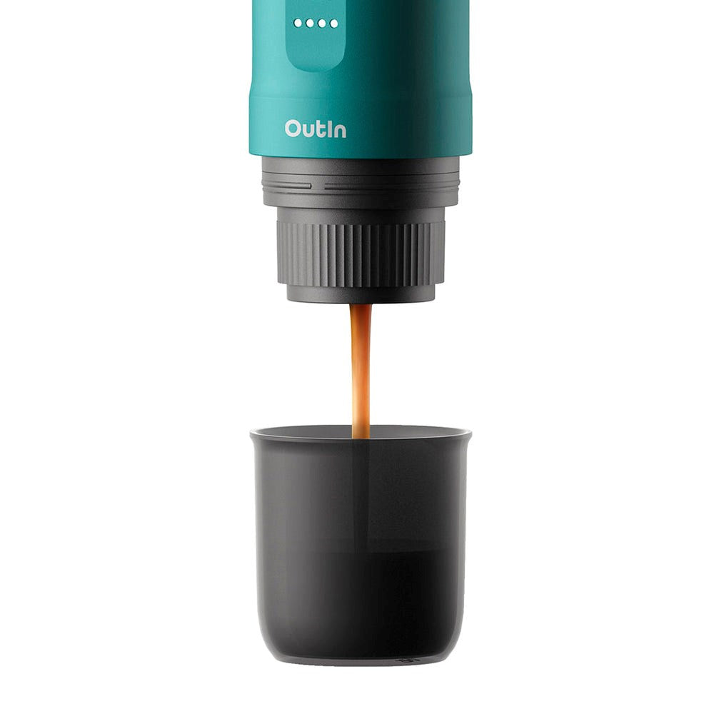 OutIn - Bærbar Espressomaskine - Teal
