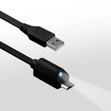 Naztech Micro-USB Ladekabel - Sort