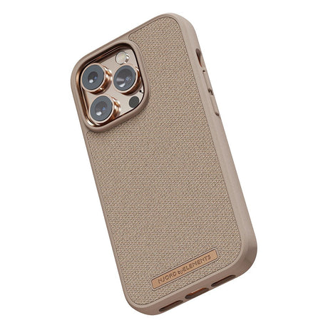 Njord by Elements iPhone 14 Pro Tekstil Cover - Just / Rose Gold