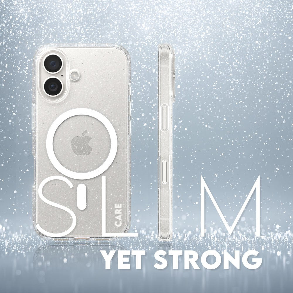 iPhone 16 CARE by PanzerGlass FLAGSHIP Urban Combat Case - MagSafe Kompatibel - Star Lit / White